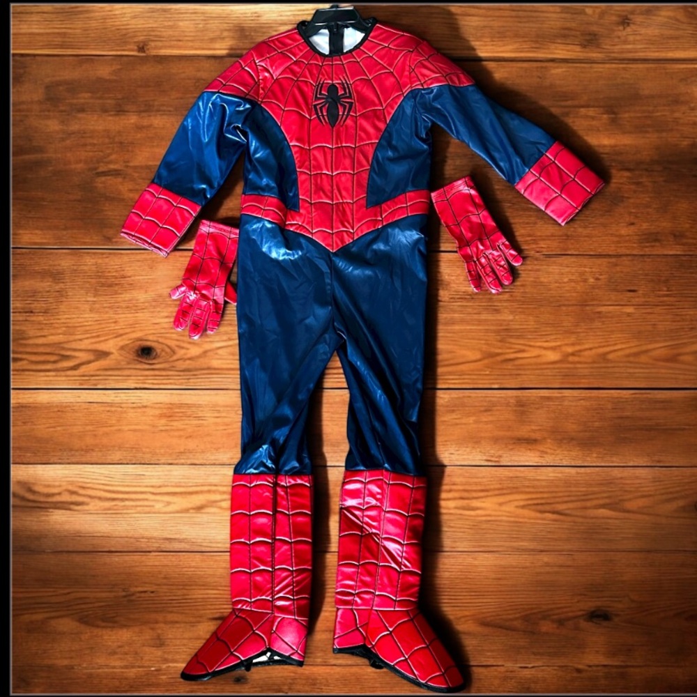 Marvel Spider-Man Costume with gloves Size Small